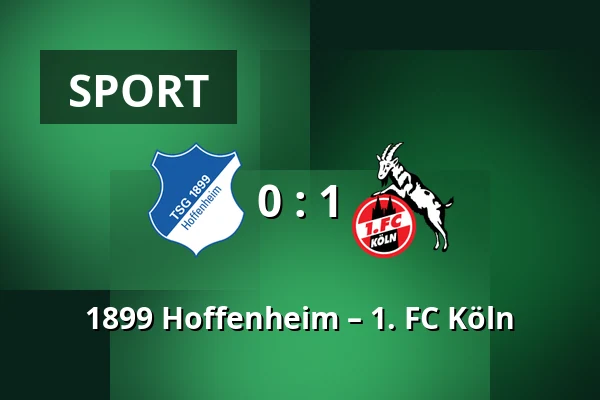 1899 Hoffenheim – 1. FC Köln — PreZero Arena, Sinsheim