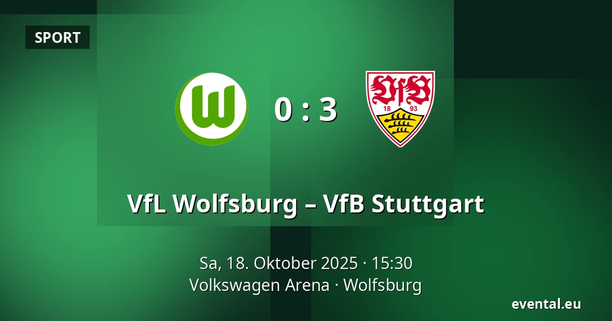 VfL Wolfsburg – VfB Stuttgart — Volkswagen Arena, Wolfsburg