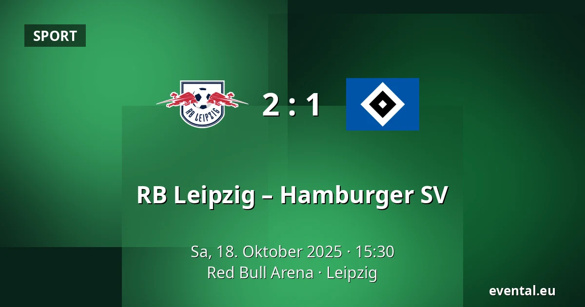 RB Leipzig – Hamburger SV — Red Bull Arena, Leipzig