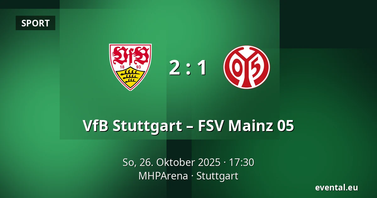 VfB Stuttgart – FSV Mainz 05 — MHPArena, Stuttgart