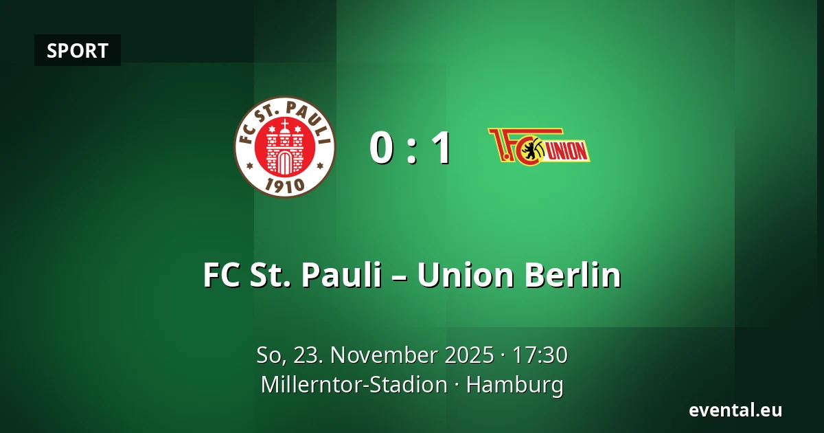 FC St. Pauli – Union Berlin — Millerntor-Stadion, Hamburg