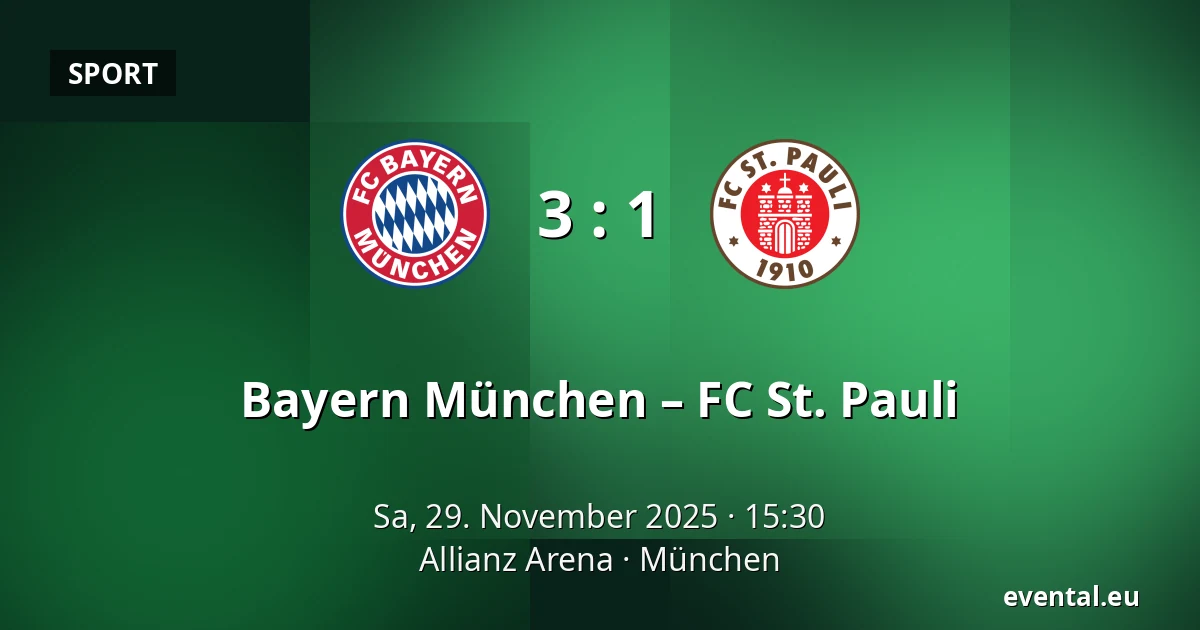 Bayern München – FC St. Pauli — Allianz Arena, München