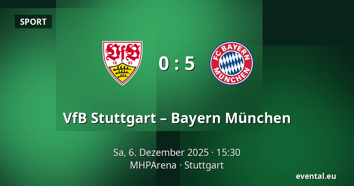 VfB Stuttgart – Bayern München — MHPArena, Stuttgart