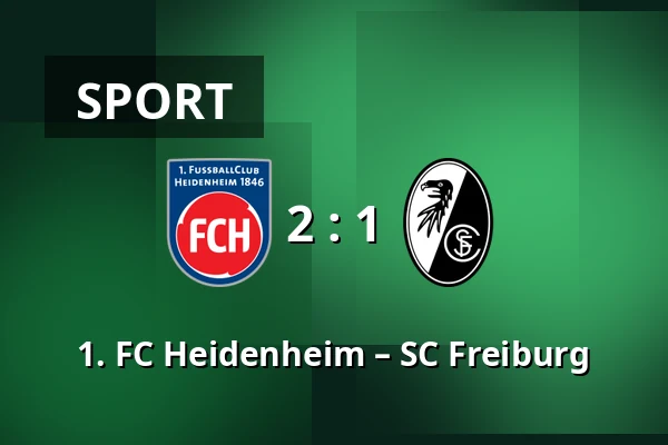 1. FC Heidenheim – SC Freiburg — Voith-Arena, Heidenheim an der Brenz