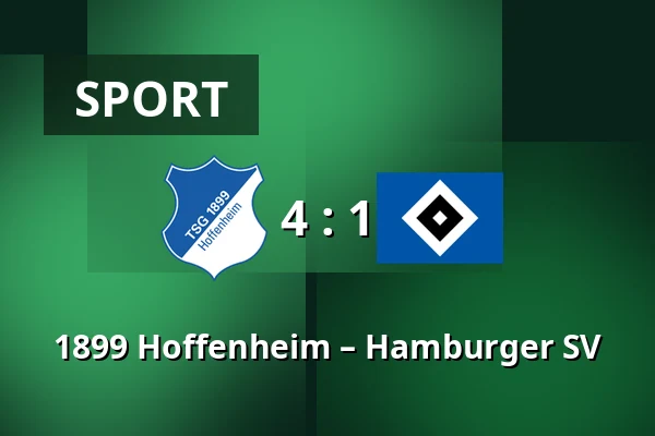 1899 Hoffenheim – Hamburger SV — PreZero Arena, Sinsheim