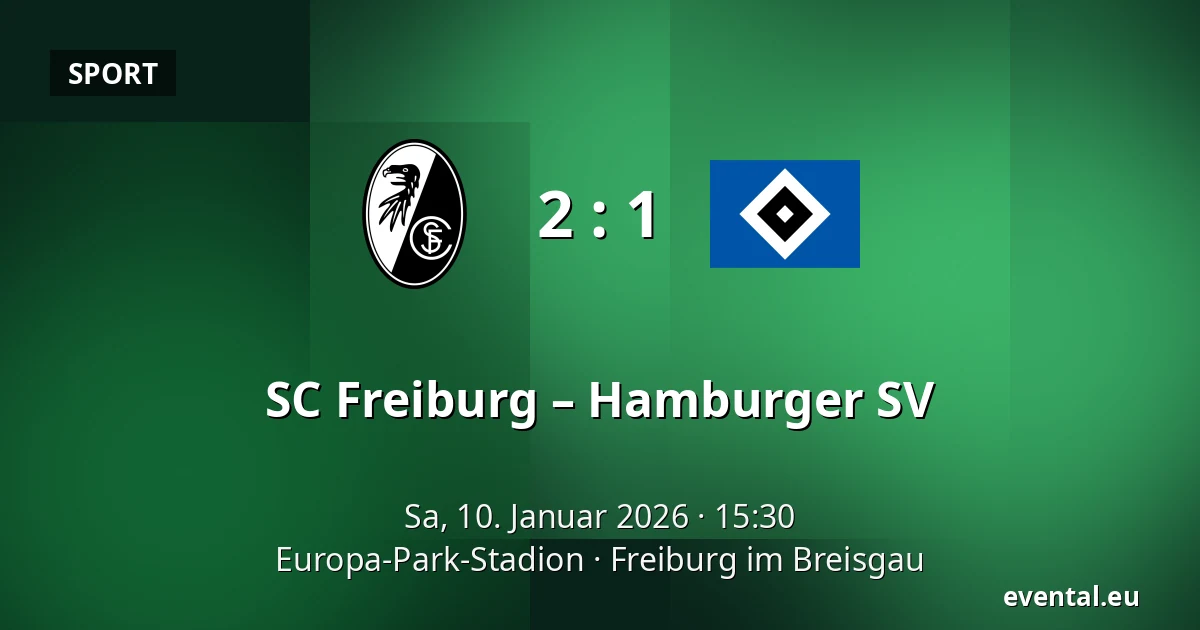SC Freiburg – Hamburger SV — Europa-Park-Stadion, Freiburg im Breisgau