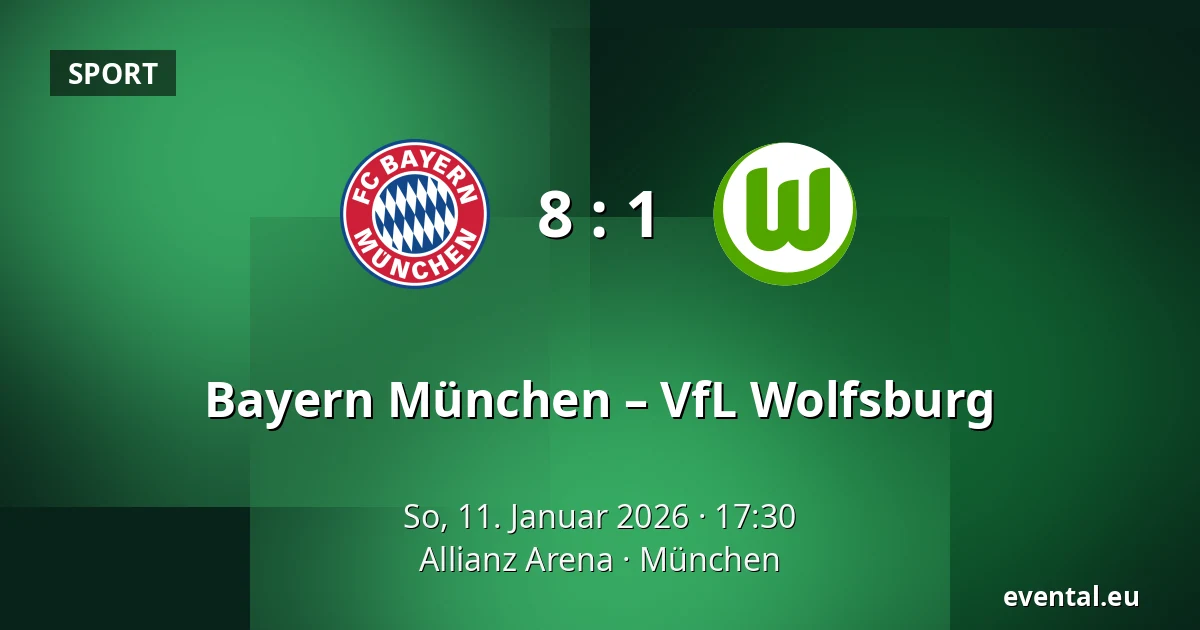 Bayern München – VfL Wolfsburg — Allianz Arena, München