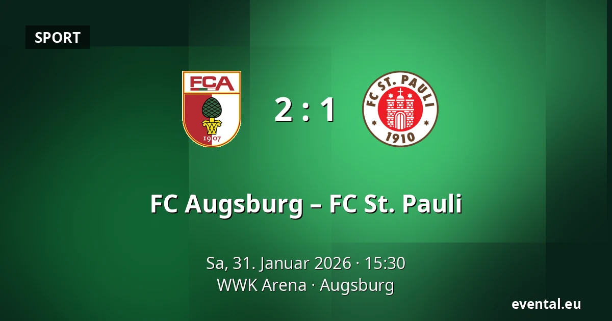 FC Augsburg – FC St. Pauli — WWK Arena, Augsburg