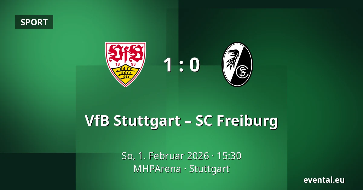 VfB Stuttgart – SC Freiburg — MHPArena, Stuttgart