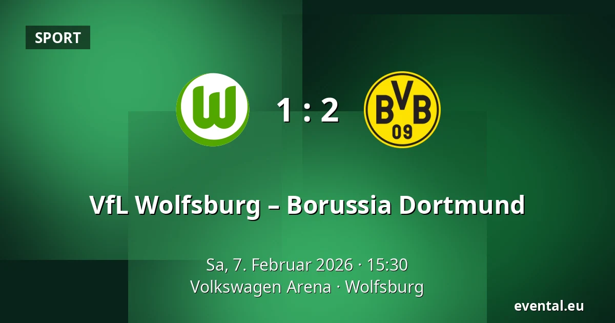 VfL Wolfsburg – Borussia Dortmund — Volkswagen Arena, Wolfsburg