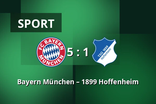 Bayern München – 1899 Hoffenheim — Allianz Arena, München