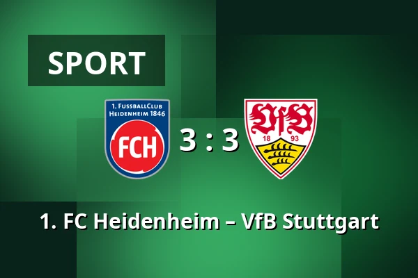 1. FC Heidenheim – VfB Stuttgart — Voith-Arena, Heidenheim an der Brenz