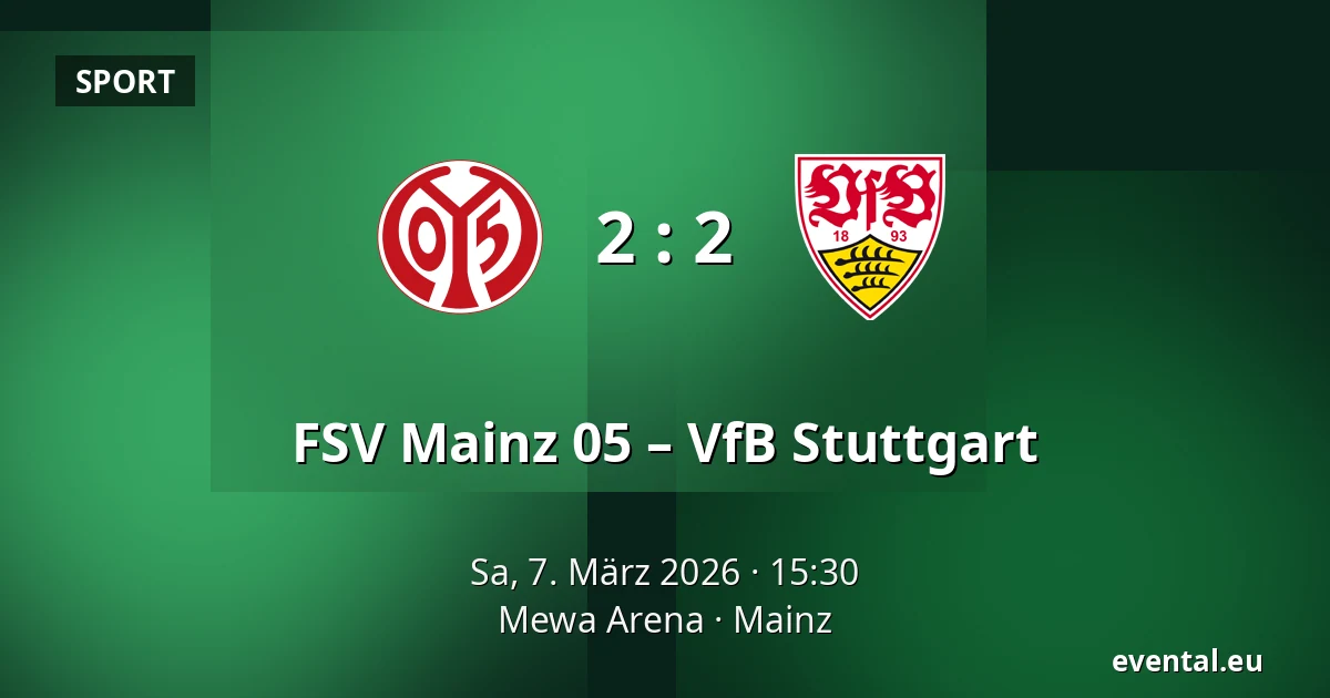 FSV Mainz 05 – VfB Stuttgart — Mewa Arena, Mainz