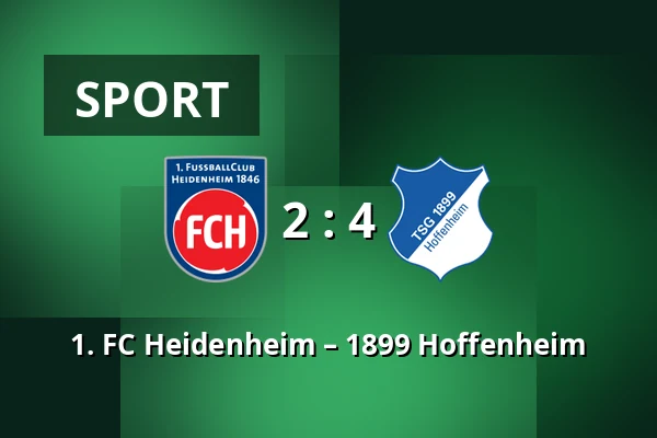 1. FC Heidenheim – 1899 Hoffenheim — Voith-Arena, Heidenheim an der Brenz