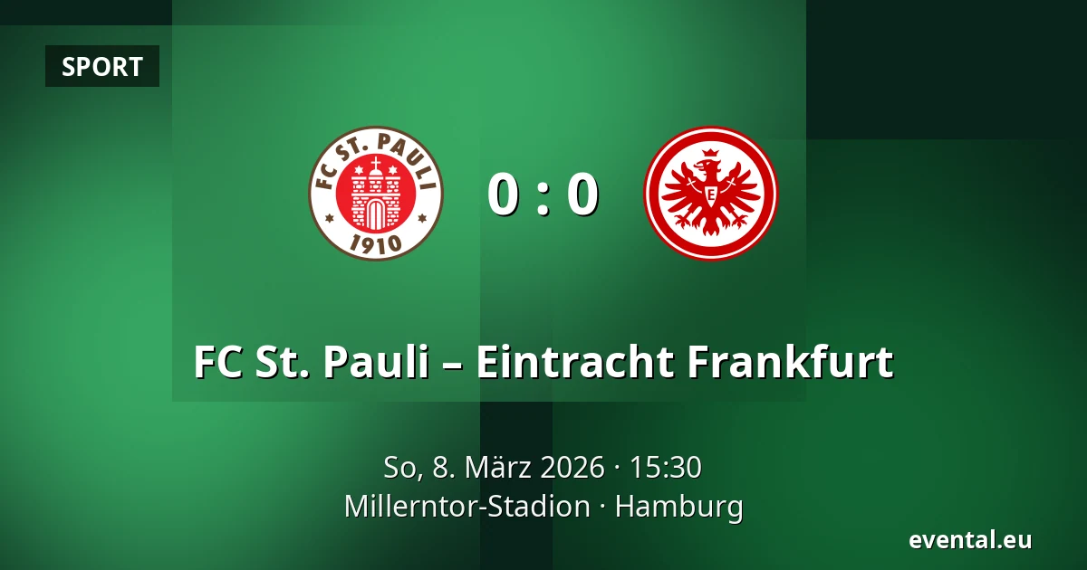 FC St. Pauli – Eintracht Frankfurt — Millerntor-Stadion, Hamburg
