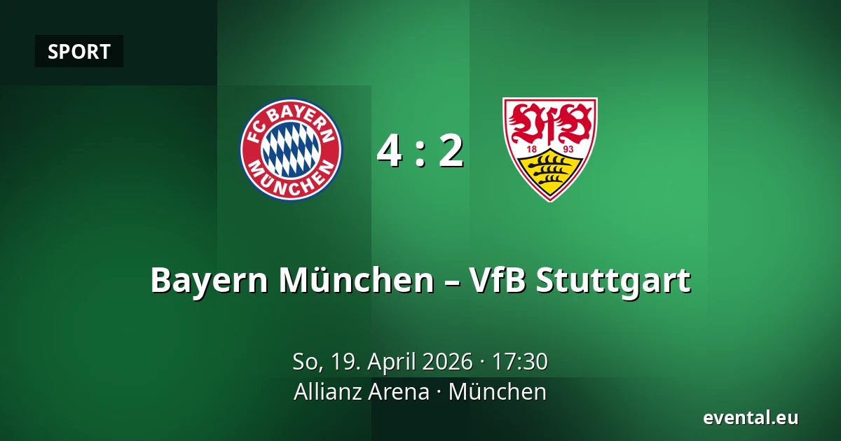 Bayern München – VfB Stuttgart — Allianz Arena, München