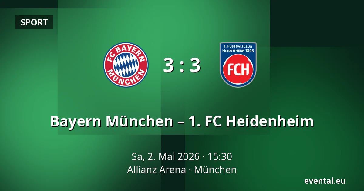 Bayern München – 1. FC Heidenheim — Allianz Arena, München