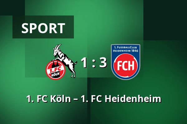 1. FC Köln – 1. FC Heidenheim — RheinEnergieStadion, Köln