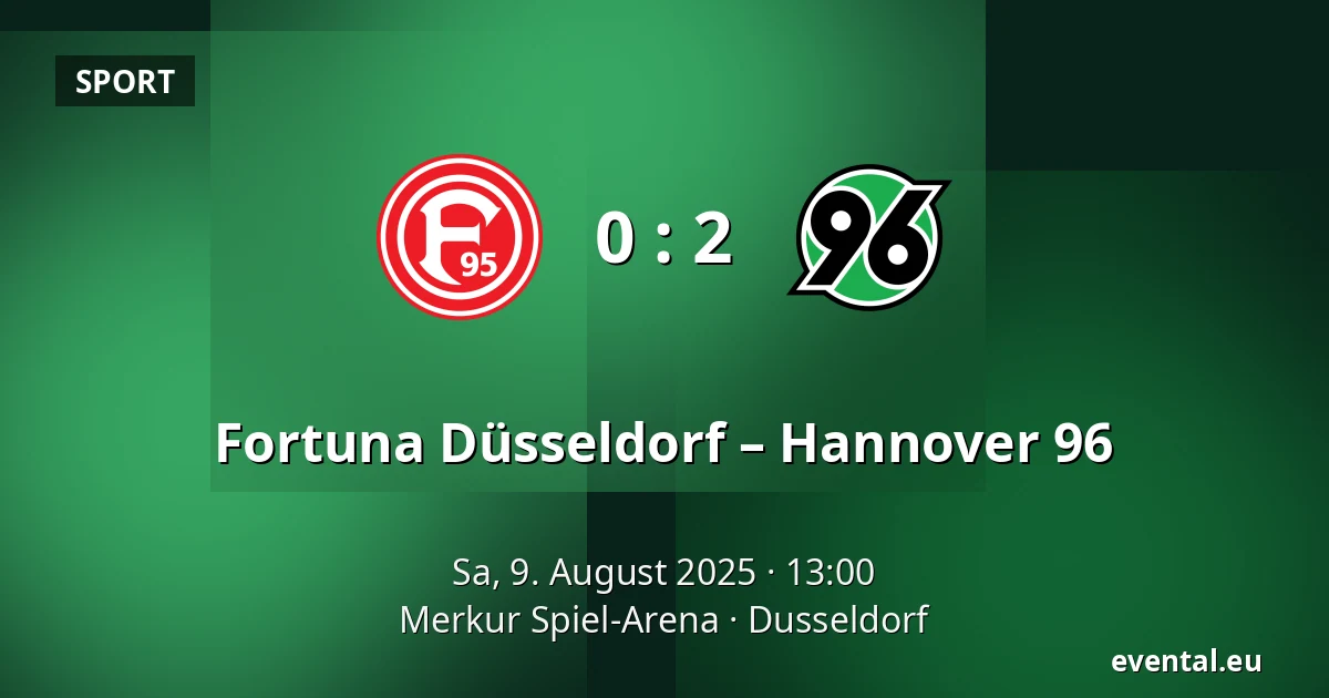 Fortuna Düsseldorf – Hannover 96 — Merkur Spiel-Arena, Dusseldorf