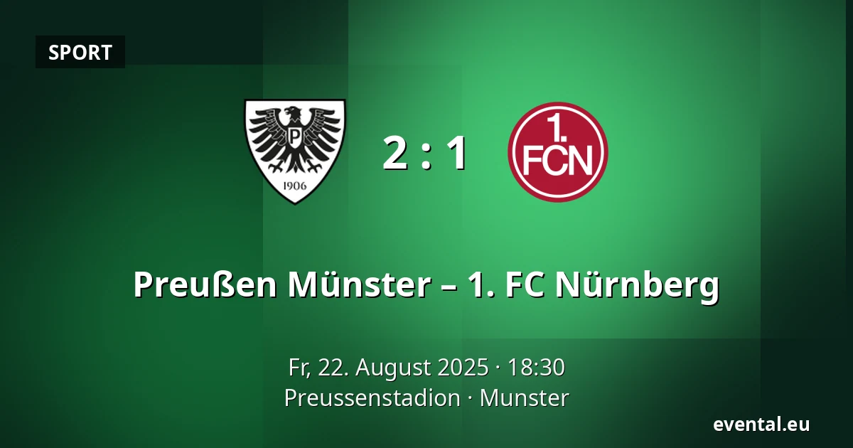 Preußen Münster – 1. FC Nürnberg — Preussenstadion, Munster