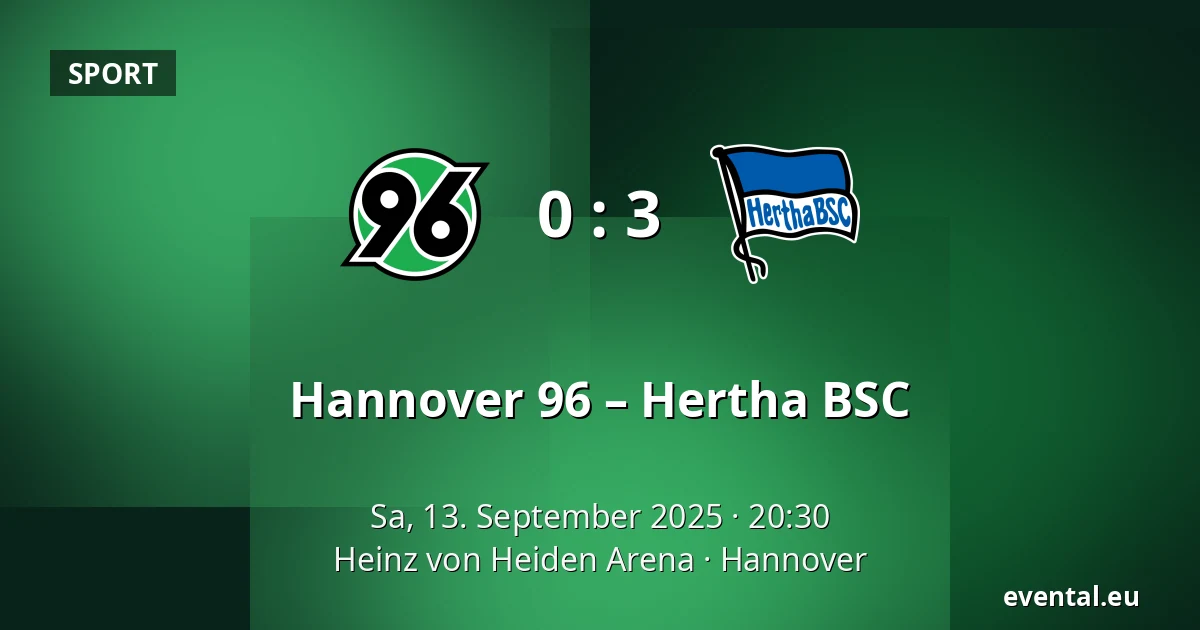Hannover 96 – Hertha BSC — Heinz von Heiden Arena, Hannover