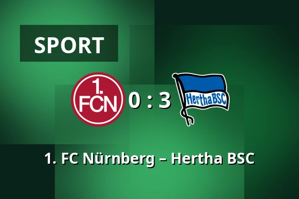1. FC Nürnberg – Hertha BSC — Max-Morlock-Stadion, Nürnberg
