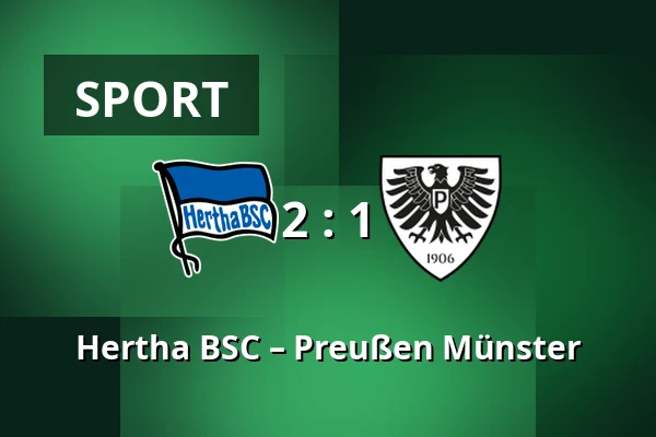 Hertha BSC – Preußen Münster — Olympiastadion, Berlin