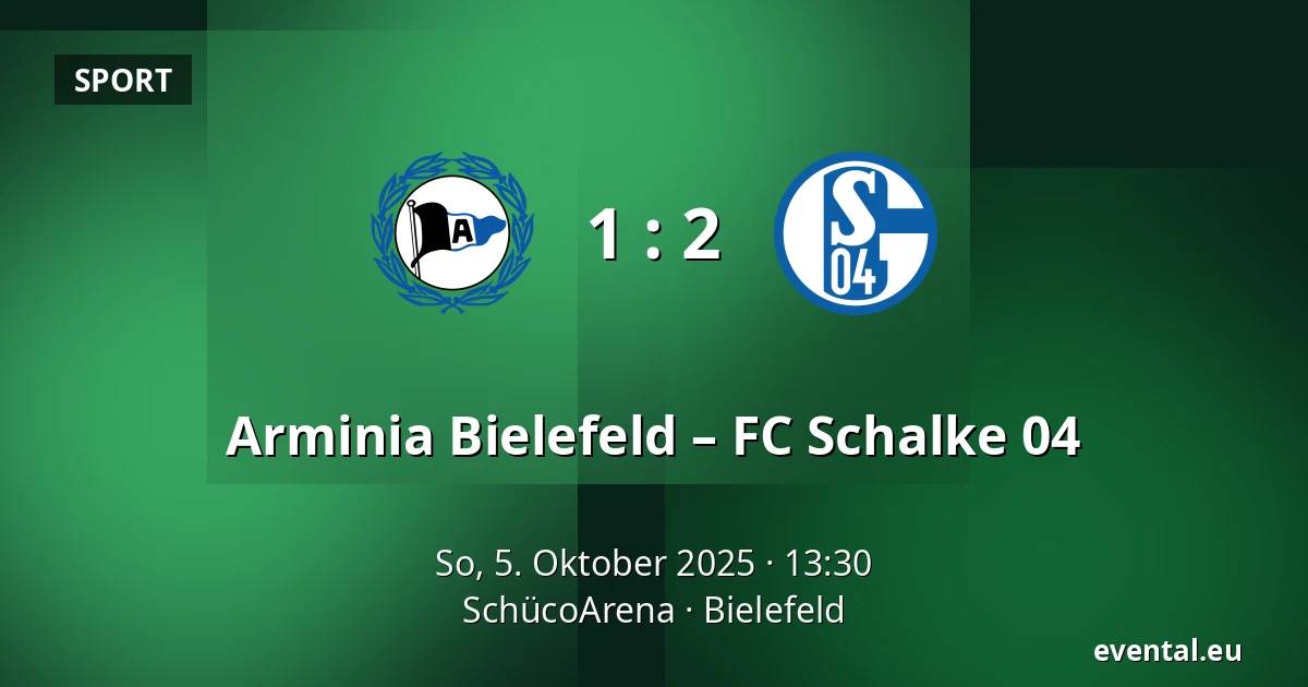 Arminia Bielefeld – FC Schalke 04 — SchücoArena, Bielefeld
