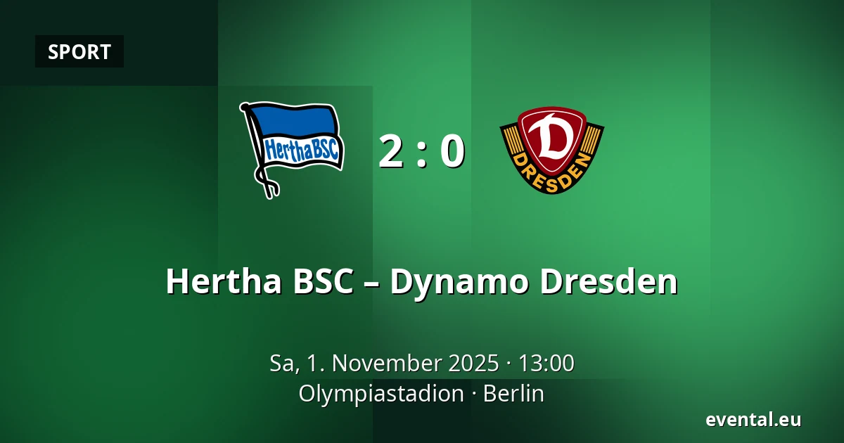 Hertha BSC – Dynamo Dresden — Olympiastadion, Berlin
