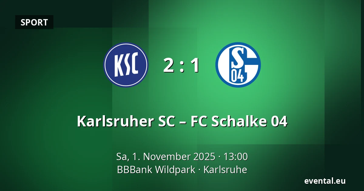 Karlsruher SC – FC Schalke 04 — BBBank Wildpark, Karlsruhe