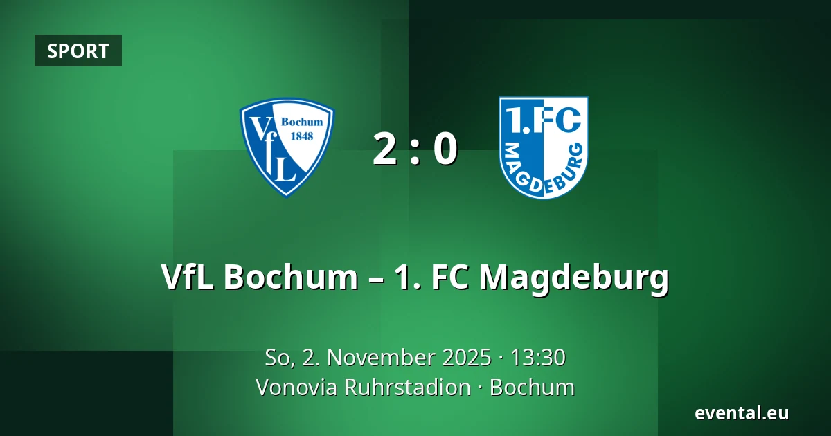 VfL Bochum – 1. FC Magdeburg — Vonovia Ruhrstadion, Bochum