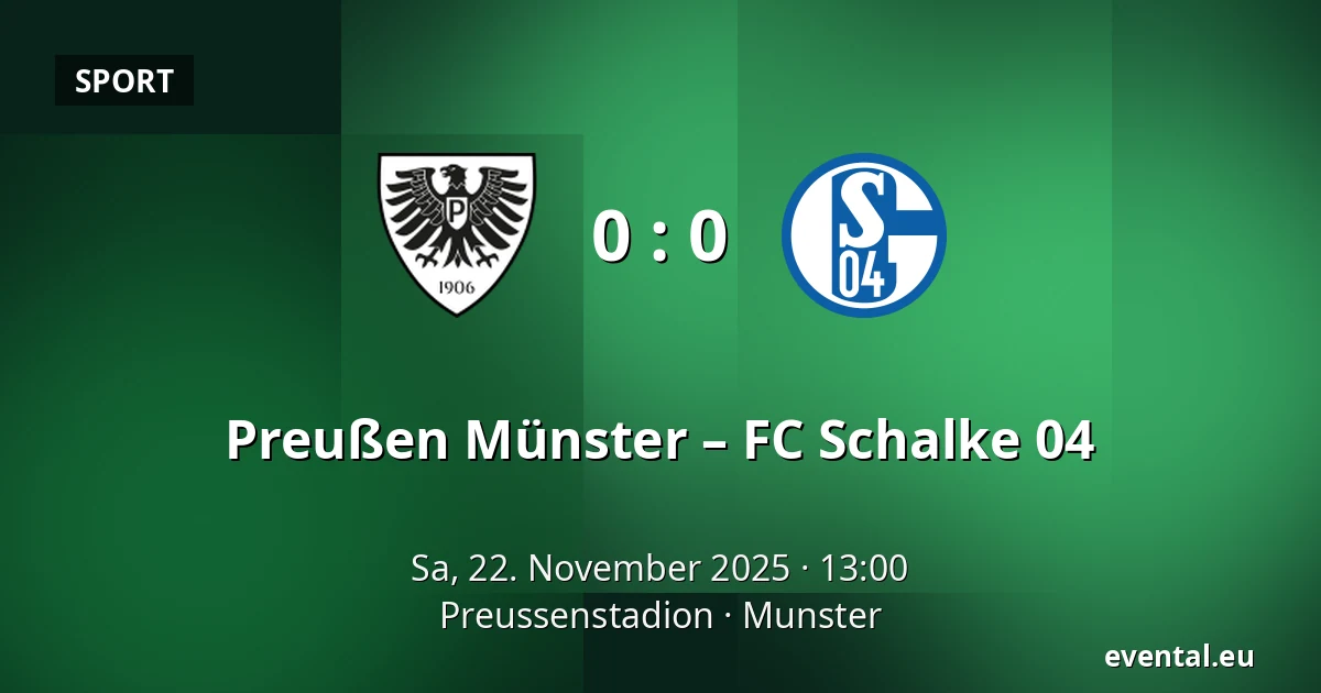 Preußen Münster – FC Schalke 04 — Preussenstadion, Munster