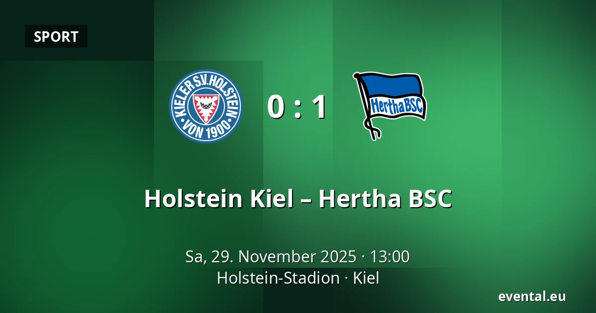 Holstein Kiel – Hertha BSC — Holstein-Stadion, Kiel