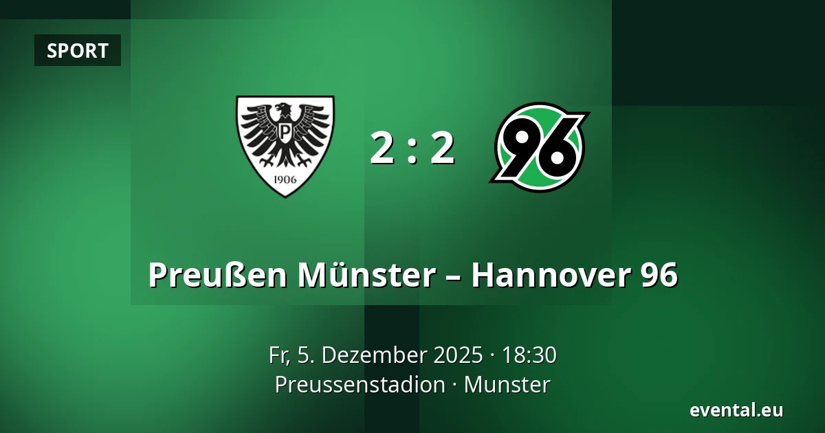 Preußen Münster – Hannover 96 — Preussenstadion, Munster