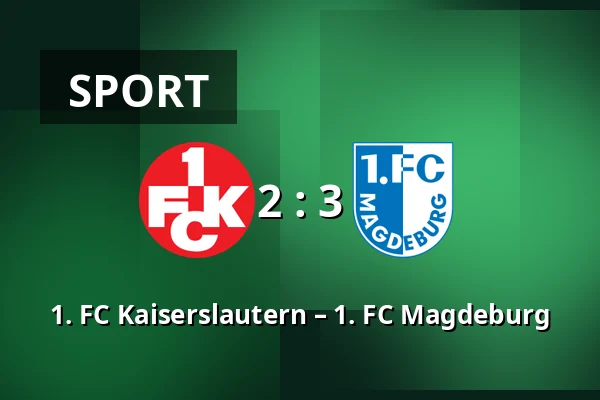 1. FC Kaiserslautern – 1. FC Magdeburg — Fritz Walter Stadion, Kaiserslautern