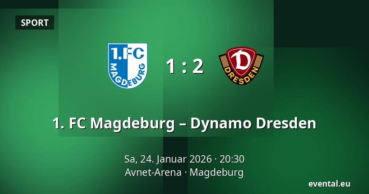 1. FC Magdeburg – Dynamo Dresden — Avnet-Arena, Magdeburg