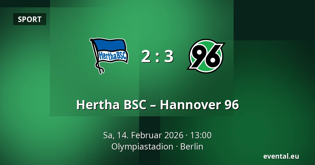 Hertha BSC – Hannover 96 — Olympiastadion, Berlin