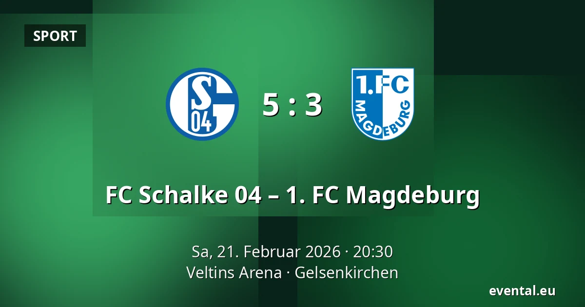 FC Schalke 04 – 1. FC Magdeburg — Veltins Arena, Gelsenkirchen
