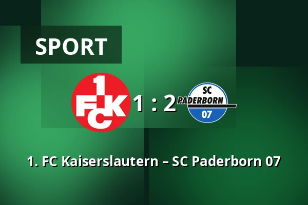 1. FC Kaiserslautern – SC Paderborn 07 — Fritz Walter Stadion, Kaiserslautern