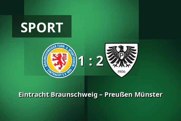 Eintracht Braunschweig – Preußen Münster — Eintracht-Stadion, Braunschweig