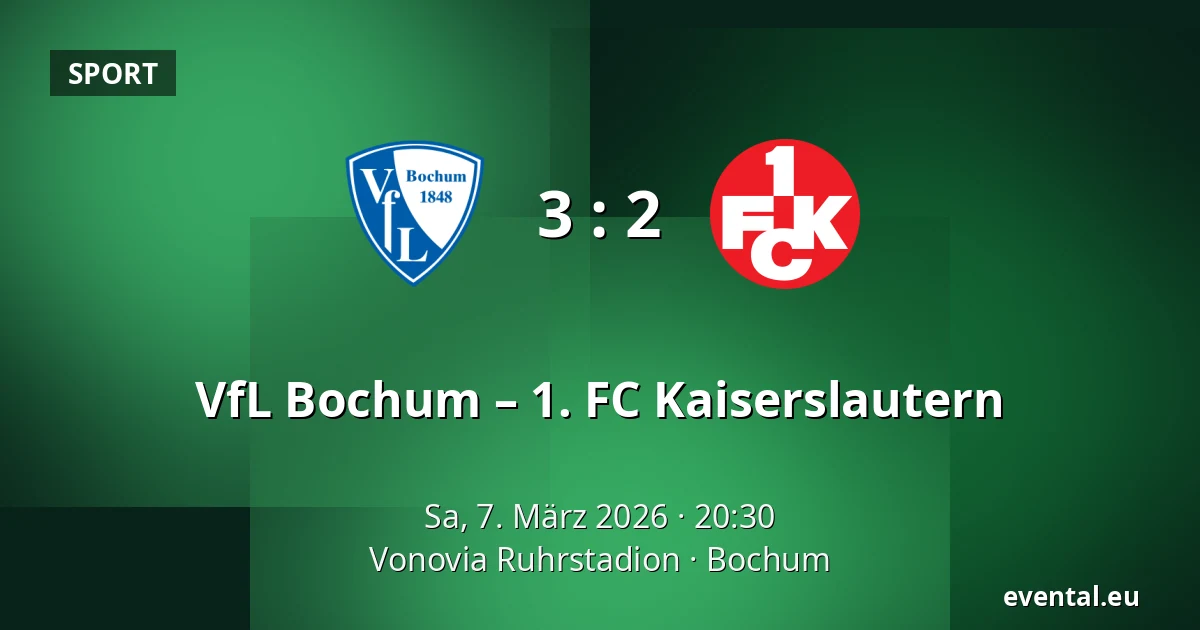 VfL Bochum – 1. FC Kaiserslautern — Vonovia Ruhrstadion, Bochum