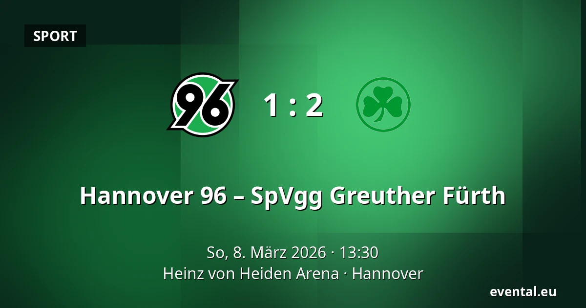 Hannover 96 – SpVgg Greuther Fürth — Heinz von Heiden Arena, Hannover