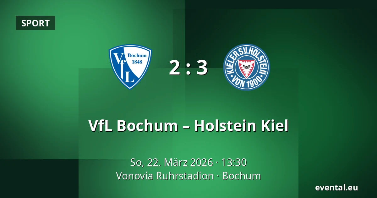 VfL Bochum – Holstein Kiel — Vonovia Ruhrstadion, Bochum