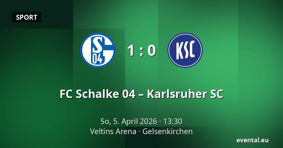 FC Schalke 04 – Karlsruher SC — Veltins Arena, Gelsenkirchen