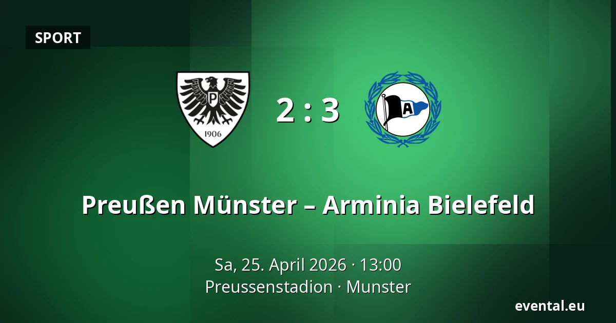 Preußen Münster – Arminia Bielefeld — Preussenstadion, Munster