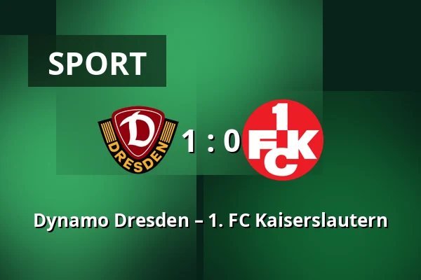 Dynamo Dresden – 1. FC Kaiserslautern — Rudolf-Harbig-Stadion, Dresden