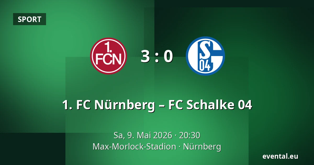 1. FC Nürnberg – FC Schalke 04 — Max-Morlock-Stadion, Nürnberg
