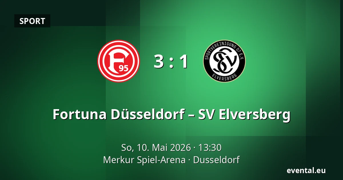 Fortuna Düsseldorf – SV Elversberg — Merkur Spiel-Arena, Dusseldorf