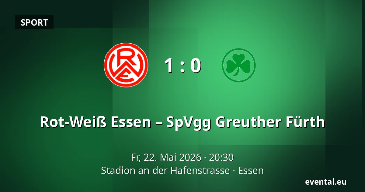 Rot-Weiß Essen – SpVgg Greuther Fürth — Stadion an der Hafenstrasse, Essen
