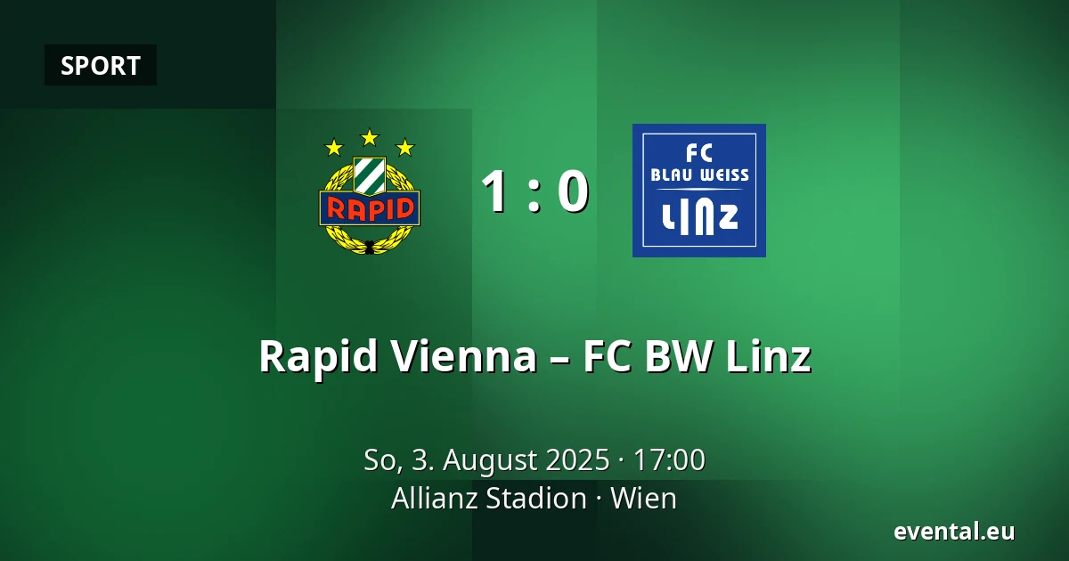 Rapid Vienna – FC BW Linz — Allianz Stadion, Wien